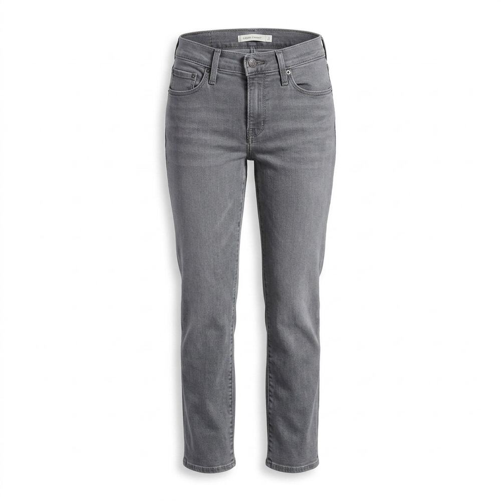 Levi's Classic Straight Gray Jeans Women Size 2